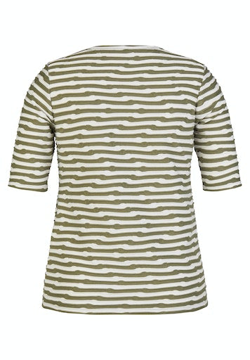 T-shirts korte mouw groen Rabe