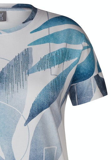 T-shirts korte mouw blauw Rabe