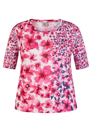 T-shirts korte mouw roze Rabe