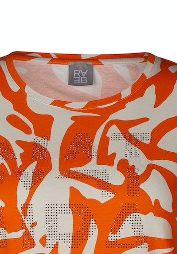 T-shirts korte mouw oranje Rabe