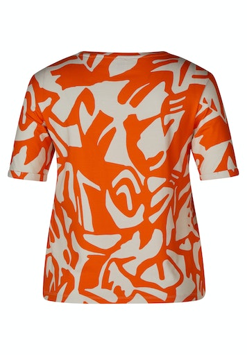 T-shirts korte mouw oranje Rabe