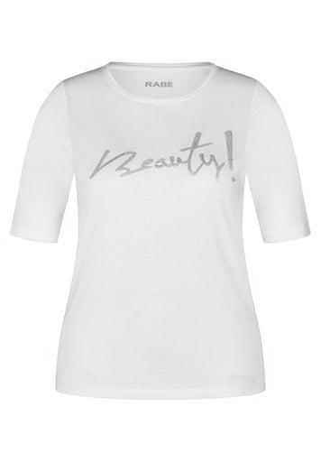 T-shirts korte mouw wit Rabe