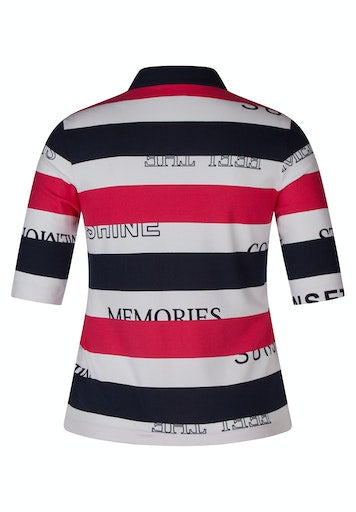 Polo's korte mouw roze Rabe