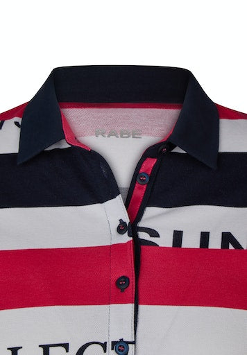Polo's korte mouw roze Rabe