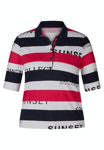 Polo's korte mouw roze Rabe