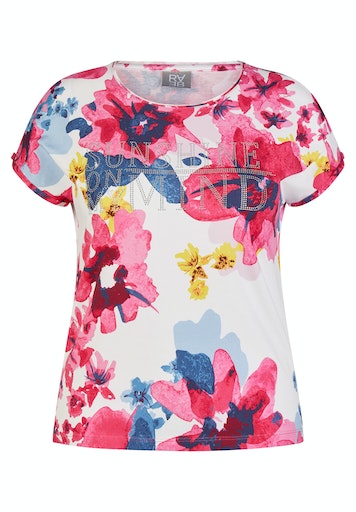T-shirts korte mouw roze Rabe