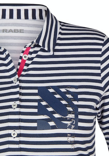 Polo's korte mouw navy Rabe