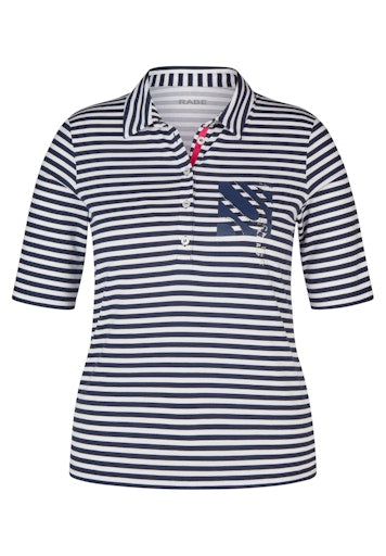 Polo's korte mouw navy Rabe