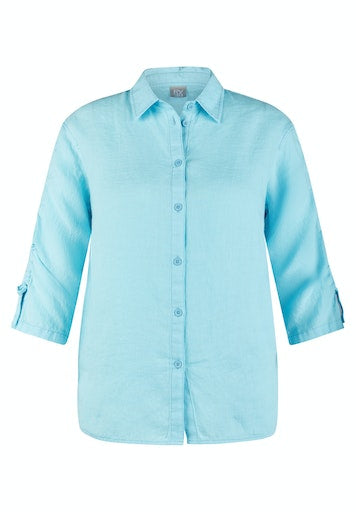 Blouses lange mouw blauw Rabe