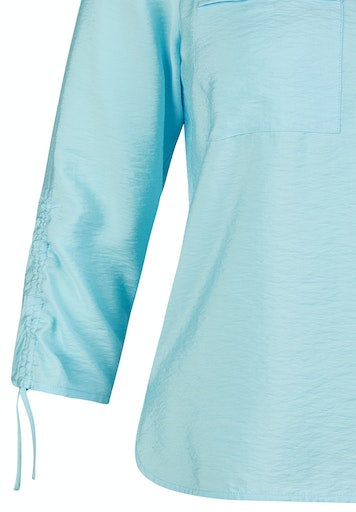 Blouses lange mouw blauw Rabe