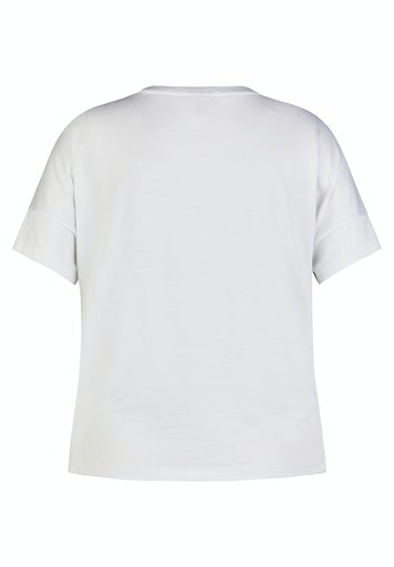 T-shirts korte mouw wit Rabe