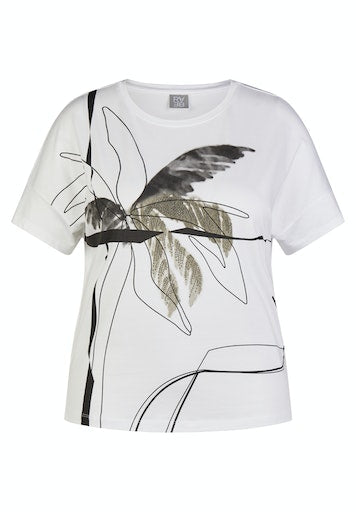 T-shirts korte mouw wit Rabe