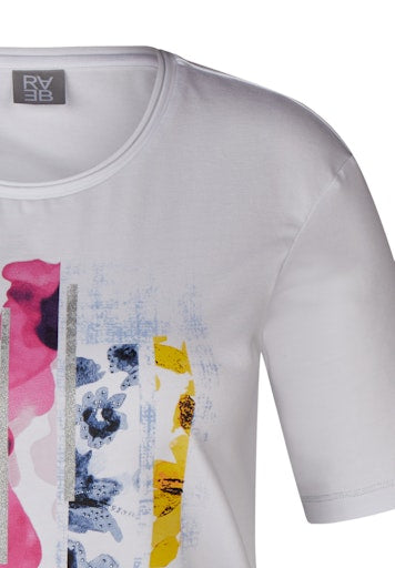 T-shirts korte mouw wit Rabe