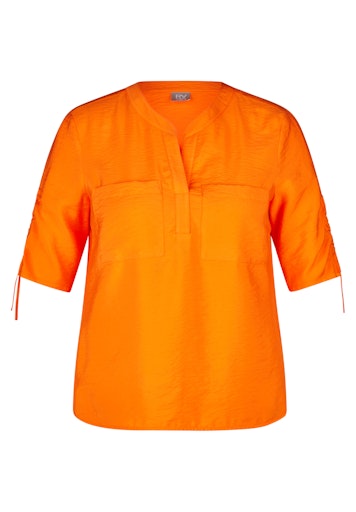 Blouses korte mouw oranje Rabe