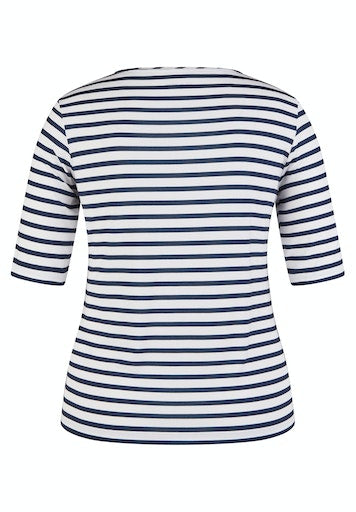 T-shirts korte mouw navy Rabe