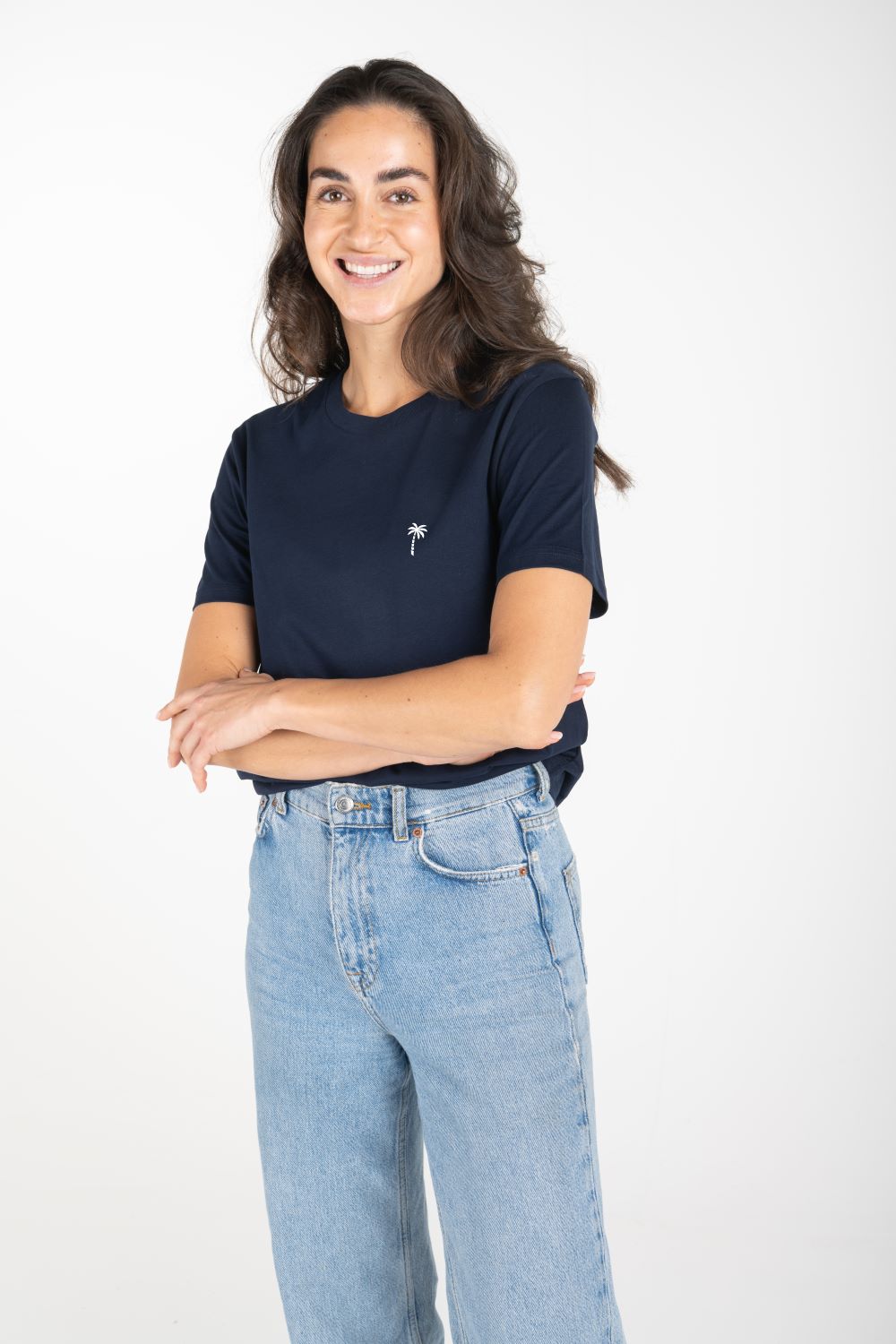 T-shirts korte mouw navy STRØM